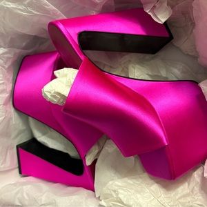 Pink Brandon Blackwood Platform Heels